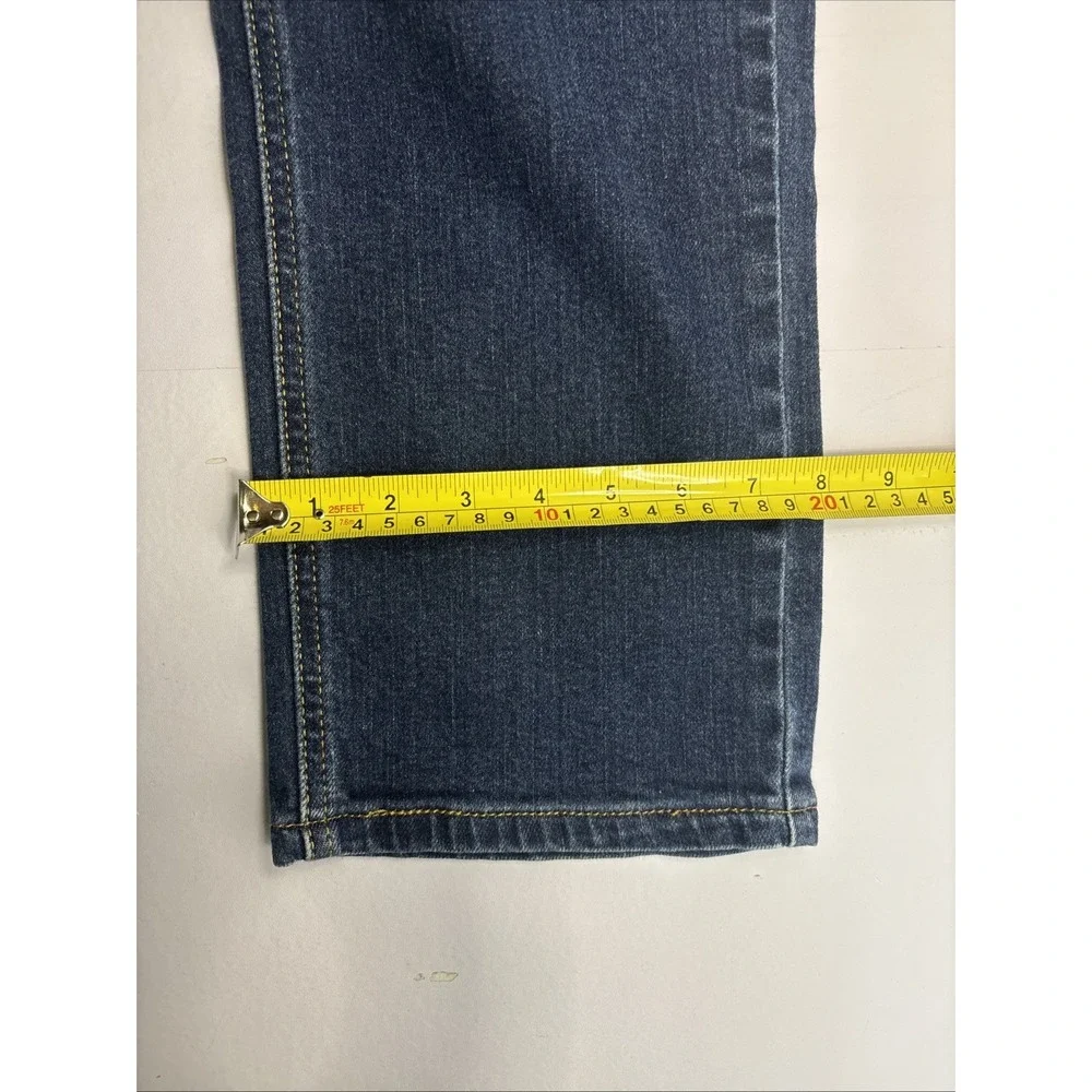 Levis 541 Jeans Mens 32x34 Blue Dark‎ Wash Cotton Stretch Slim Fit Denim
